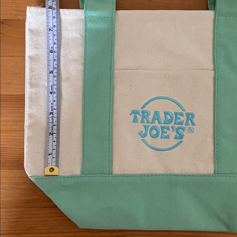 Trader Joe’s Mini Pastel Canvas Tote Bag - Picture 7 of 7